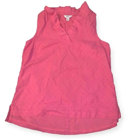 Crown & Ivy ruffle sleeveless blouse - Picture 1 of 3